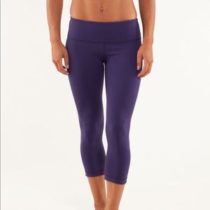 Lululemon Wunder Under Crop *Reversible leggings